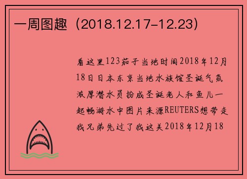 一周图趣（2018.12.17-12.23）